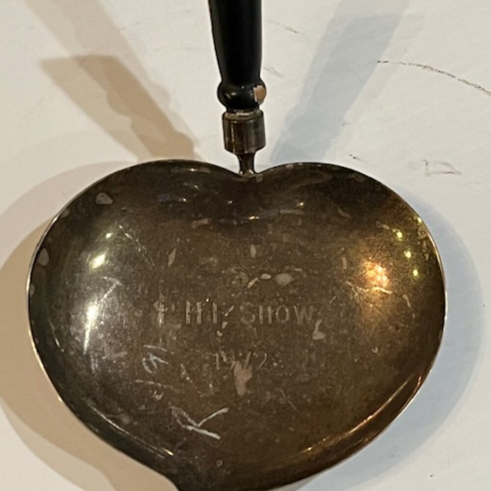 Vintage Studio Silversmiths Silver-plate Heart Leaf Shape Dish